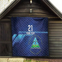Nicaragua Football Custom Quilt Come On Los Pinoleros