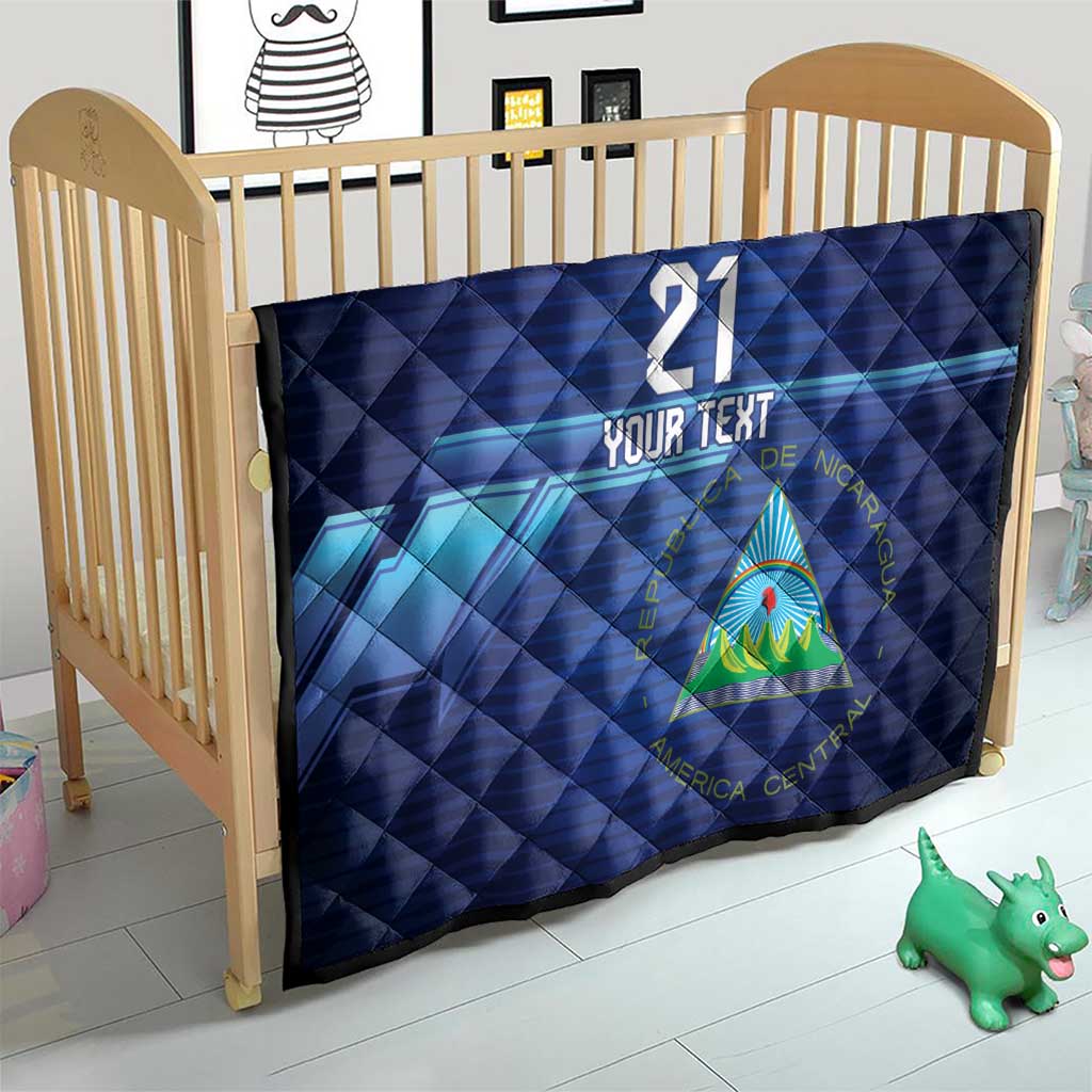 Nicaragua Football Custom Quilt Come On Los Pinoleros