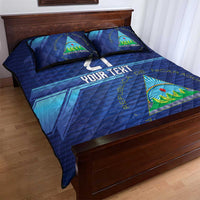 Nicaragua Football Custom Quilt Bed Set Come On Los Pinoleros