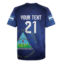 Nicaragua Football Custom Rugby Jersey Come On Los Pinoleros