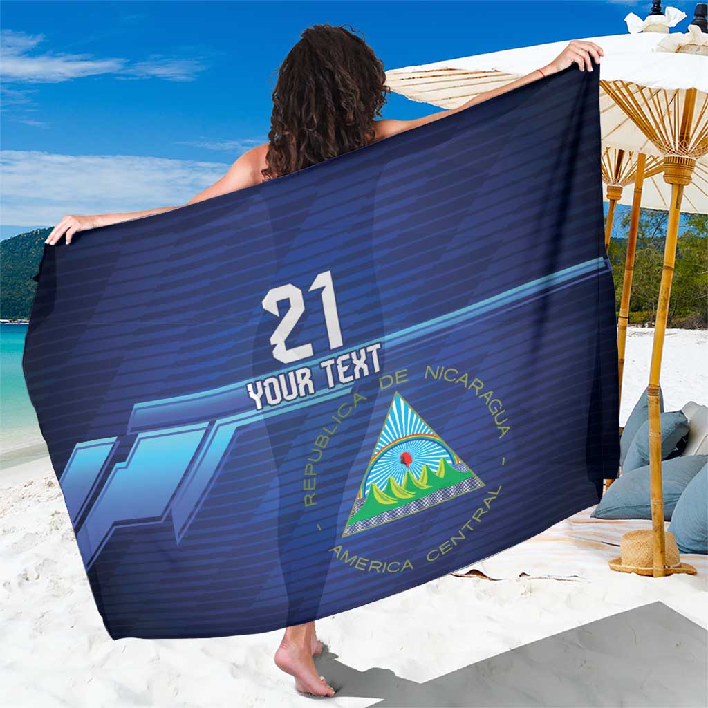 Nicaragua Football Custom Sarong Come On Los Pinoleros