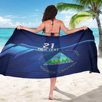Nicaragua Football Custom Sarong Come On Los Pinoleros