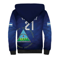 Nicaragua Football Custom Sherpa Hoodie Come On Los Pinoleros