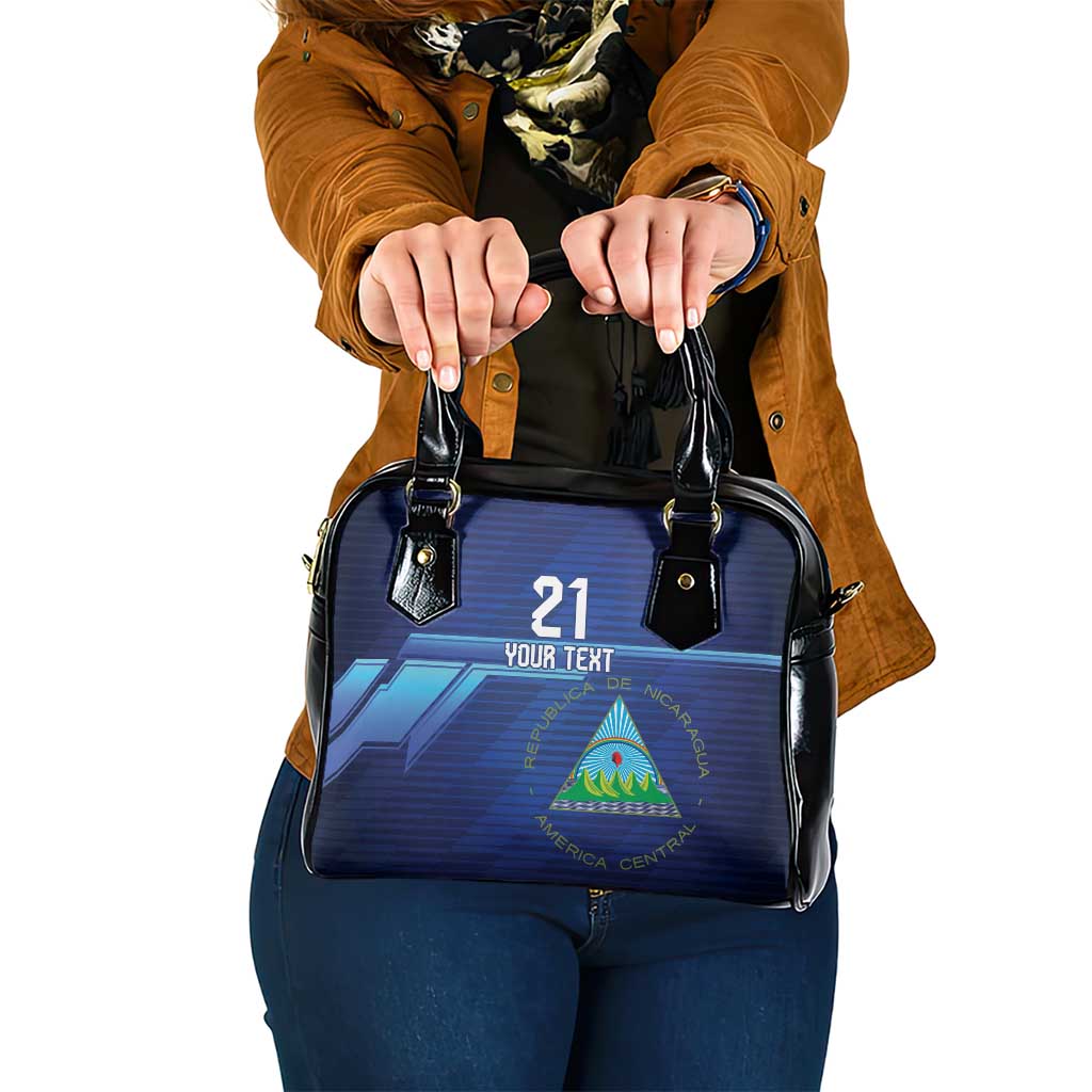 Nicaragua Football Custom Shoulder Handbag Come On Los Pinoleros