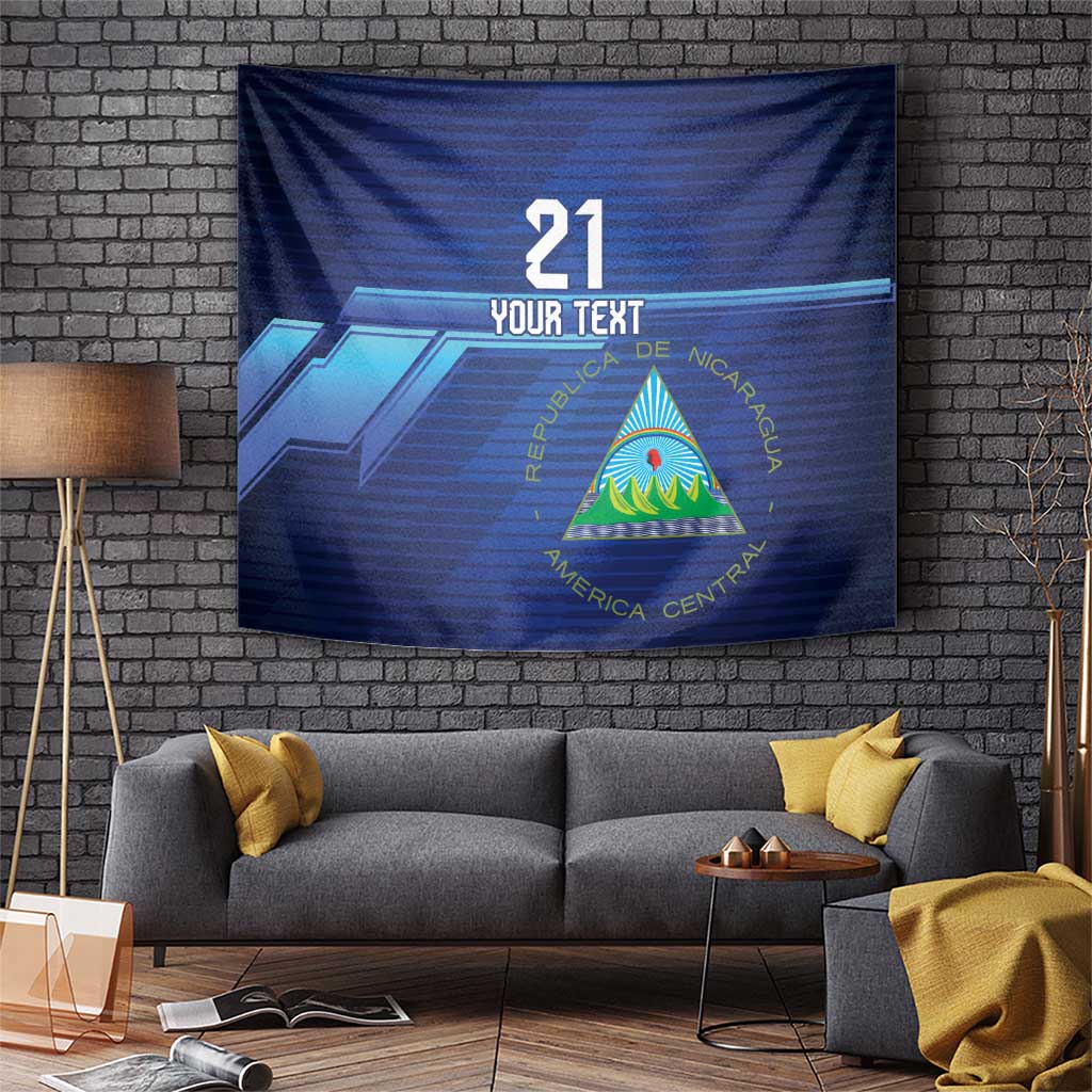 Nicaragua Football Custom Tapestry Come On Los Pinoleros