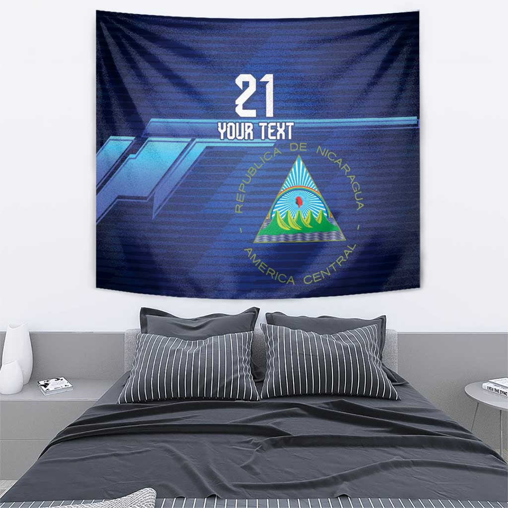 Nicaragua Football Custom Tapestry Come On Los Pinoleros