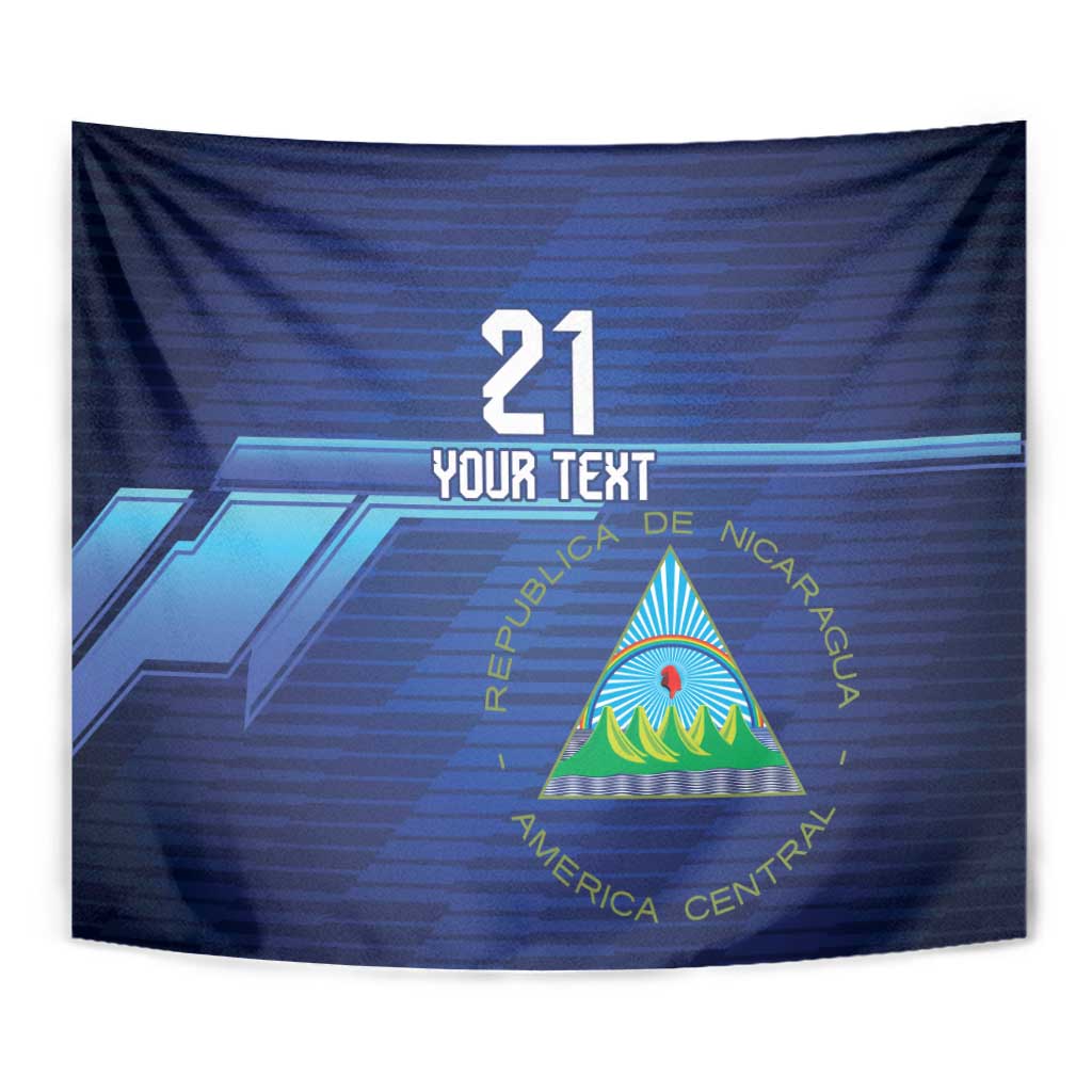 Nicaragua Football Custom Tapestry Come On Los Pinoleros