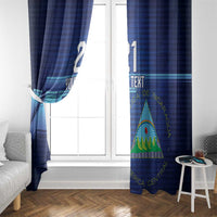 Nicaragua Football Custom Window Curtain Come On Los Pinoleros