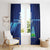 Nicaragua Football Custom Window Curtain Come On Los Pinoleros