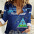 Nicaragua Football Custom Women Casual Shirt Come On Los Pinoleros