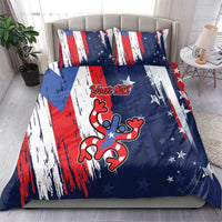 Personalized Puerto Rico American Bedding Set Boricua Taino Frog