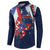 Personalized Puerto Rico American Button Sweatshirt Boricua Taino Frog
