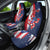 Personalized Puerto Rico American Car Seat Cover Boricua Taino Frog