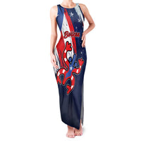 Personalized Puerto Rico American Family Matching Tank Maxi Dress and Hawaiian Shirt Boricua Taino Frog