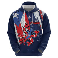 Personalized Puerto Rico American Hoodie Boricua Taino Frog
