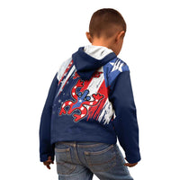 Personalized Puerto Rico American Kid Hoodie Boricua Taino Frog