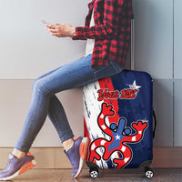 Personalized Puerto Rico American Luggage Cover Boricua Taino Frog