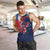 Personalized Puerto Rico American Men Tank Top Boricua Taino Frog