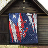 Personalized Puerto Rico American Quilt Boricua Taino Frog