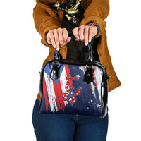 Personalized Puerto Rico American Shoulder Handbag Boricua Taino Frog