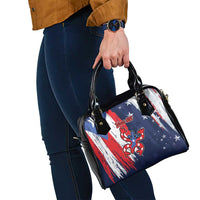 Personalized Puerto Rico American Shoulder Handbag Boricua Taino Frog