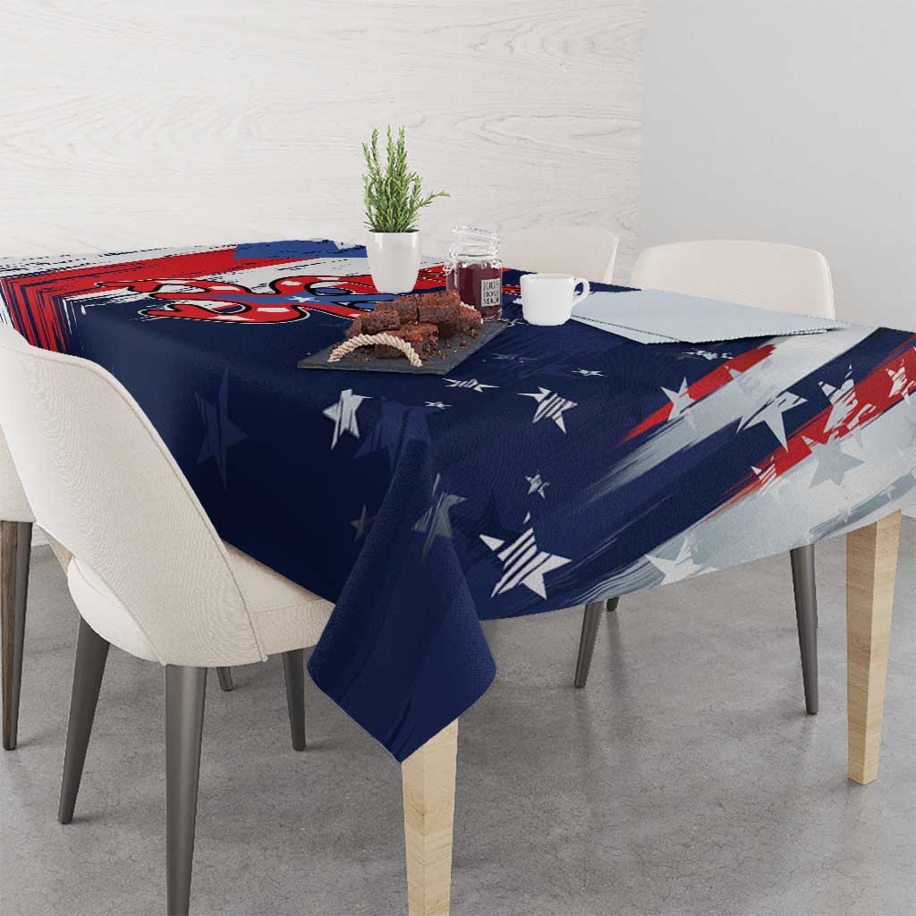 Personalized Puerto Rico American Tablecloth Boricua Taino Frog