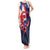 Personalized Puerto Rico American Tank Maxi Dress Boricua Taino Frog