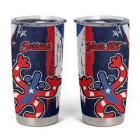 Personalized Puerto Rico American Tumbler Cup Boricua Taino Frog
