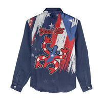 Personalized Puerto Rico American Women Casual Shirt Boricua Taino Frog