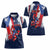 Personalized Puerto Rico American Women Polo Shirt Boricua Taino Frog