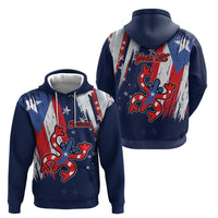 Personalized Puerto Rico American Zip Hoodie Boricua Taino Frog