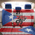 Puerto Rico Football Custom Back Car Seat Cover Come On El Huracan Azul