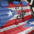 Puerto Rico Football Custom Back Car Seat Cover Come On El Huracan Azul