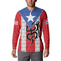 Puerto Rico Football Custom Button Sweatshirt Come On El Huracan Azul