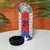 Puerto Rico Football Custom 4 in 1 Can Cooler Tumbler Come On El Huracan Azul