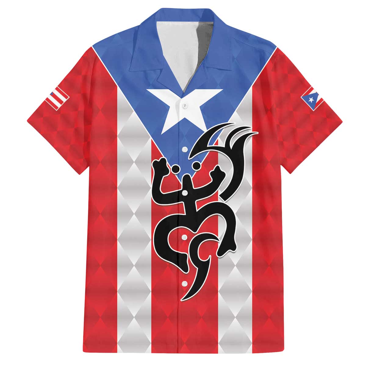 Puerto Rico Football Custom Family Matching Off The Shoulder Long Sleeve Dress and Hawaiian Shirt Come On El Huracan Azul