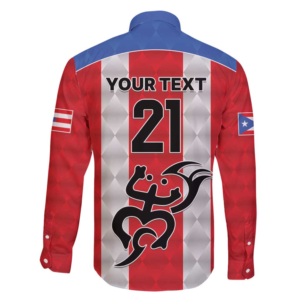 Puerto Rico Football Custom Family Matching Puletasi and Hawaiian Shirt Come On El Huracan Azul