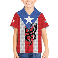 Puerto Rico Football Custom Family Matching Summer Maxi Dress and Hawaiian Shirt Come On El Huracan Azul