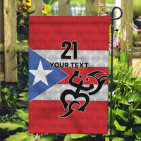 Puerto Rico Football Custom Garden Flag Come On El Huracan Azul