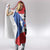 Puerto Rico Football Custom Hooded Blanket Come On El Huracan Azul