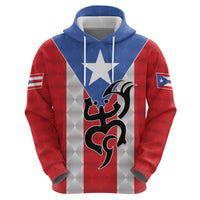 Puerto Rico Football Custom Hoodie Come On El Huracan Azul