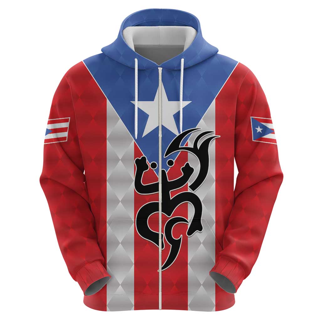 Puerto Rico Football Custom Hoodie Come On El Huracan Azul