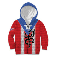 Puerto Rico Football Custom Kid Hoodie Come On El Huracan Azul