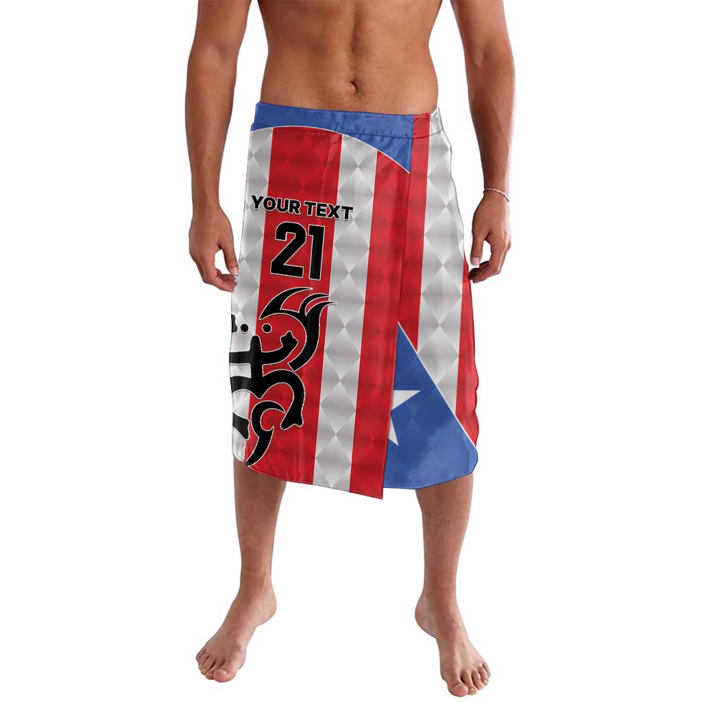 Puerto Rico Football Custom Lavalava Come On El Huracan Azul