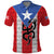 Puerto Rico Football Custom Polo Shirt Come On El Huracan Azul