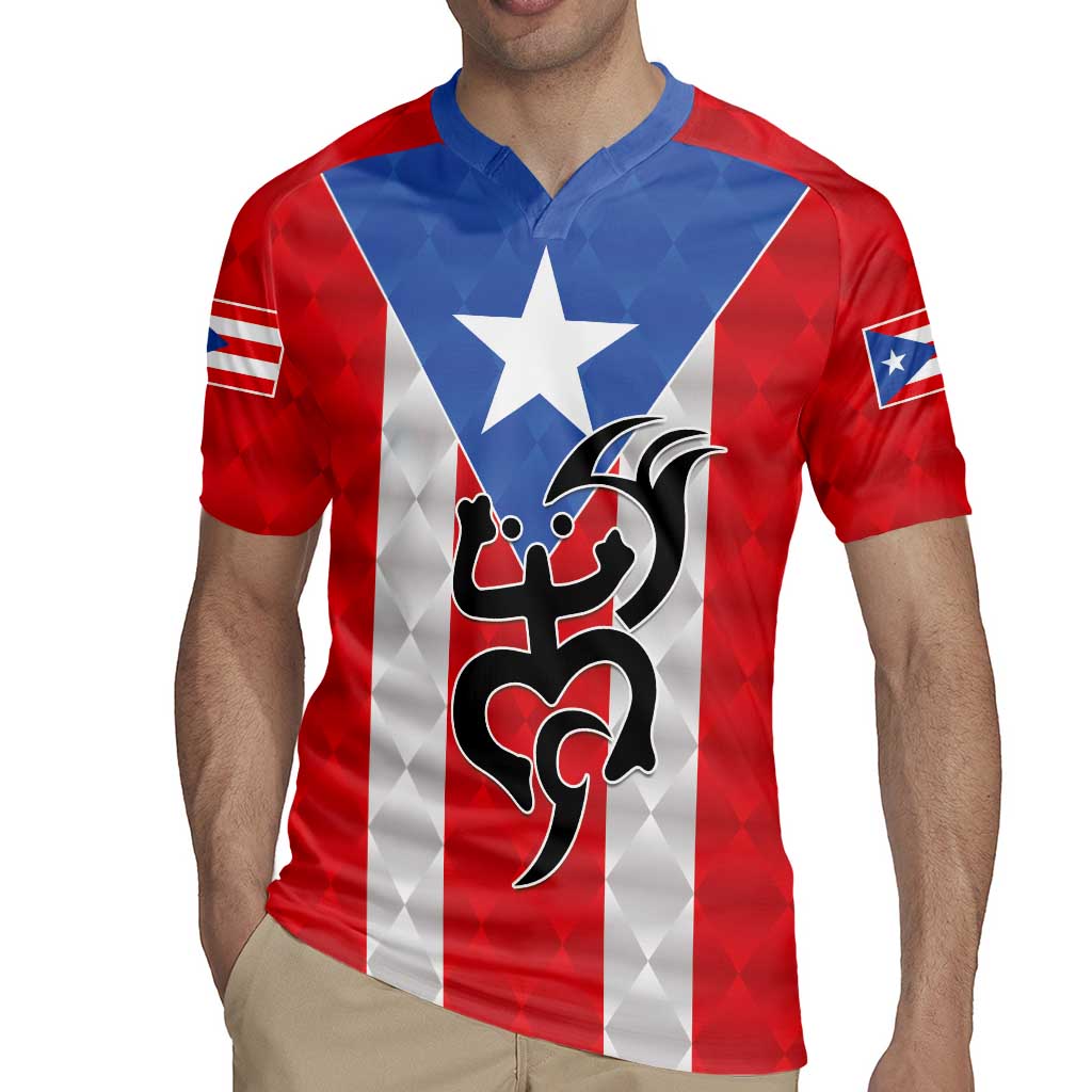 Puerto Rico Football Custom Rugby Jersey Come On El Huracan Azul