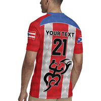 Puerto Rico Football Custom Rugby Jersey Come On El Huracan Azul