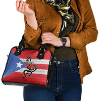 Puerto Rico Football Custom Shoulder Handbag Come On El Huracan Azul