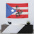 Puerto Rico Football Custom Tapestry Come On El Huracan Azul