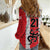 Puerto Rico Football Custom Women Casual Shirt Come On El Huracan Azul